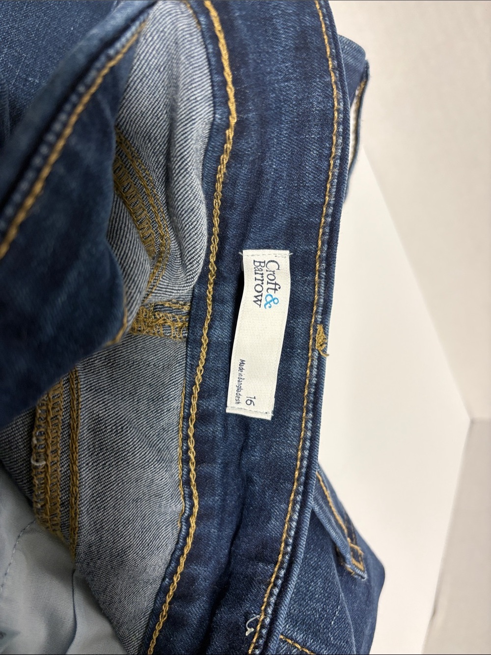Croft & Barrow Dark Blue Denim Jeans